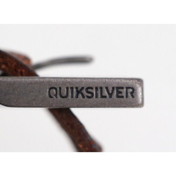 Quiksilver SADDLE BROWN GENUINE LEATHER 1.3/8"Wd CASUAL DRESS BELT Size 40 (I47 - Picture 7 of 13